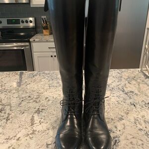Women's Black Field Boots